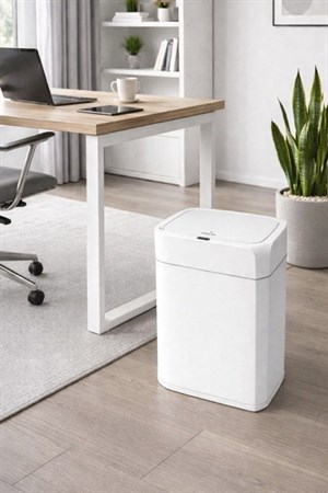 22 Litre Kızıl Ötesi Sensörlü Otomatik Çöp Kovası Ofis Mutfak Banyo Antibakteriyel Çöp Kovası