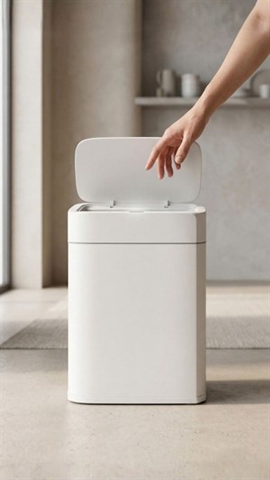 22 Litre Kızıl Ötesi Sensörlü Otomatik Çöp Kovası Ofis Mutfak Banyo Antibakteriyel Çöp Kovası