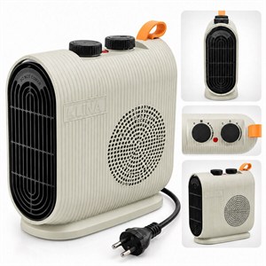220V-240V Termostatlı Elektrikli Fanlı Isıtıcı Soba Sıcak ve Soğuk Üfleme Taşınabilir Isıtıcı