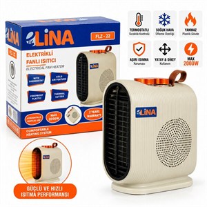 220V-240V Termostatlı Elektrikli Fanlı Isıtıcı Soba Sıcak ve Soğuk Üfleme Taşınabilir Isıtıcı