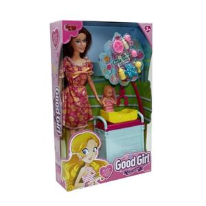 29cm Aksesuarlı Beşikli Bebek