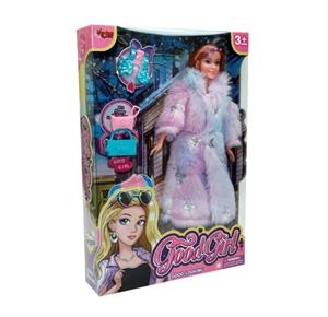 29cm Aksesuralı Kürklü Bebek