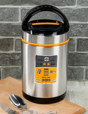 3lü Paslanmaz Çelik Yemek Termosu Sefer Tası 1,8 Litre 3 Katlı Yemek Kabı