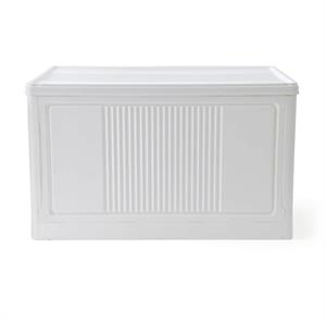 55 L Çok Amaçlı Katlanabilir Organizer Dolap Saklama Kutusu Beyaz