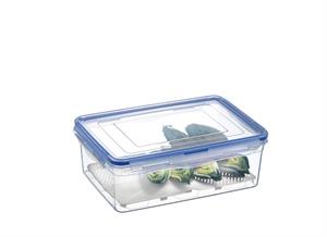 5li Sızdırmaz Dikdörtgen Saklama Kabı Kilitli Kapak ( 0,5 + 0,85 + 1,8 + 3 + 6 Lt )