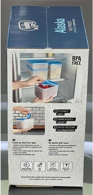 Alaska Derin Dondurcu Saklama Kabı 6lı Set