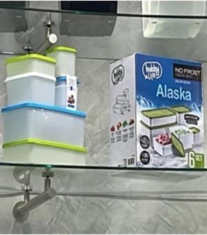 Alaska Derin Dondurcu Saklama Kabı 6lı Set