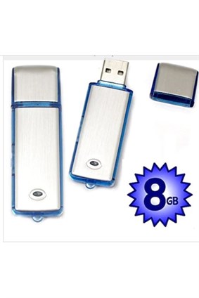 AngelEye Sese Duyarlı Usb Şeklinde Ses Kayıt Cihazı 8 Gb Hafıza