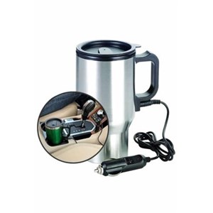 Araç İçi Su Isıtıcı Kettle 12 V Seyahat Termosu