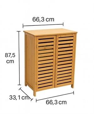 Bambu Kapaklı Banyo Balkon Bahçe Mutfak Salon Dolabı Havlu Dolabı Düzenleyici Dolap