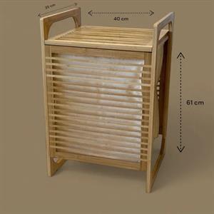Bambu Kirli Çamaşır Sepeti Doğal Bambu Kirli Sepeti Oyuncak Kutusu Organizer