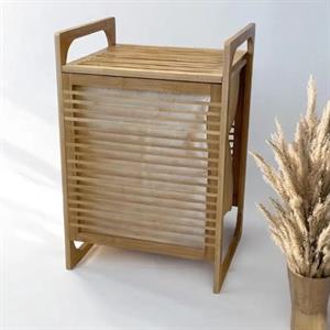 Bambu Kirli Çamaşır Sepeti Doğal Bambu Kirli Sepeti Oyuncak Kutusu Organizer
