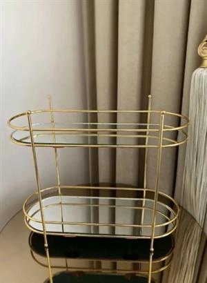 Banyo Kozmetik Takı Düzenleyici Çok Amaçlı Oval Organizer 2 Katlı