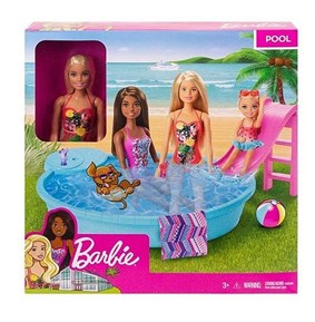 Barbie ve Eğlenceli Havuzu GHL91