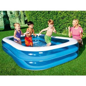 Bestway 12819 Şişme Havuz Dikdörtgen Aile Havuzu 211X132X46 Cm + Pompa