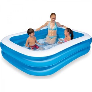 Bestway 12819 Şişme Havuz Dikdörtgen Aile Havuzu 211X132X46 Cm + Pompa