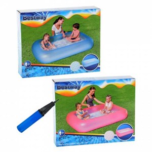 Bestway 51115 Renkli Şişme Taban Çocuk Havuzu 165X104X25 Cm