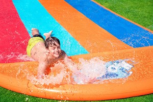 Bestway 52323 Islak Yağmurlama Havuzlu Dörtlü Kaydırıcı 