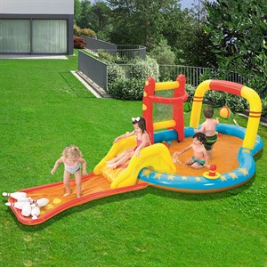 Bestway 53068 Aquapark Kaydıraklı Bowling Oyuncaklı Şişme Havuz