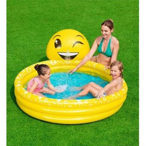 Bestway 53081 Emojı Temalı Fıskiyeli Şişme Havuz