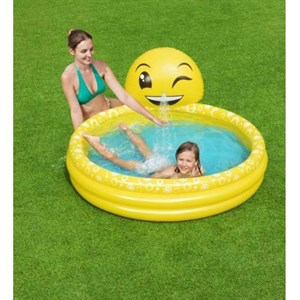 Bestway 53081 Emojı Temalı Fıskiyeli Şişme Havuz