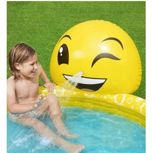 Bestway 53081 Emojı Temalı Fıskiyeli Şişme Havuz