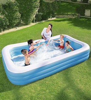 Bestway 54009 Jumbo Aile Havzu 305x183x56 Cm Dikdörtgen Büyük Şişme Havuz