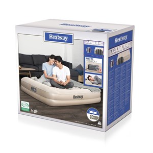 Bestway 67696 Çift Kişilik Pillow Şişme Yatak Bej