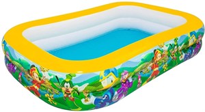 Bestway 91008 Disney Büyük Boy Şişme Aile Havuzu (262x175x51 cm)
