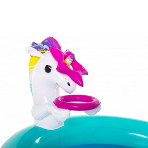 Bestway Unicorn Kaydıraklı Fıskiyeli Şişme Havuz Pompa Hediyeli