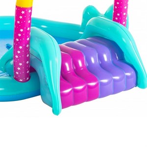 Bestway Unicorn Kaydıraklı Fıskiyeli Şişme Havuz Pompa Hediyeli