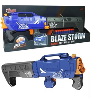 Blaze Storm 7102 Sünger Atan Katlanır Tüfek 20 Mermi Hediyeli