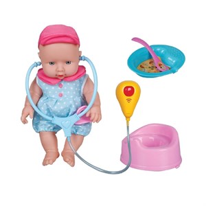 Boubou Doktor Seti 27 Cm Aksesuarlı Oyuncak Bebek