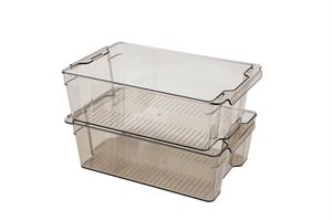 Buzdolabı İçi Düzenleyici Büyük Boy Füme Organizer X 4 Adet