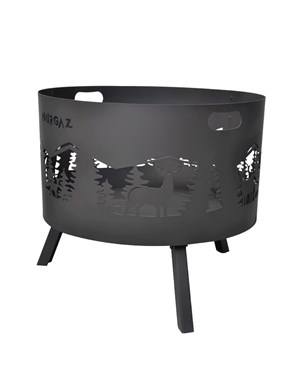 CampOut Orman Şöminesi Geyik Desen