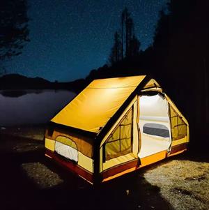 Çatı Tipi 5 Kişilik Şişme Kamp Çadırı 300x210x190cm Şişme Çadır