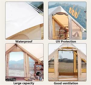 Çatı Tipi 5 Kişilik Şişme Kamp Çadırı 300x210x190cm Şişme Çadır