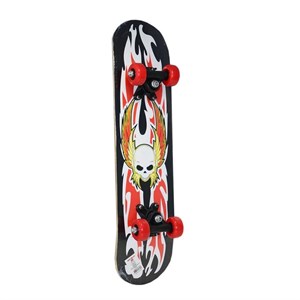 Çift Yüzü Desenli Ahşap Kaykay 60,5 cm