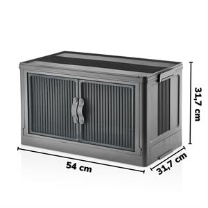 Çok Amaçlı Katlanabilir 2 Katlı Organizer Dolap Mutfak Banyo Düzenleyici Antrasit