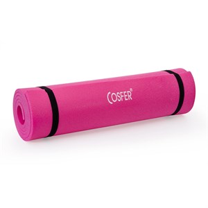 Cosfer 10 mm Pilates ve Yoga Minderi Pembe