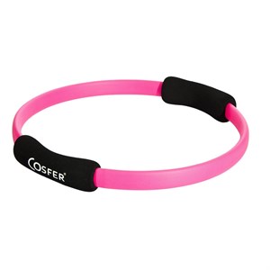 Cosfer 38 Cm Pilates Yoga Jimnastik Çemberi Sünger Fuşya