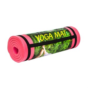 Cosfer CSF15MMP Yoga Pilates Matı 15 mm. Silikon - Pembe