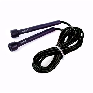 Cosfer Şeffaf Atlama İpi - Siyah 274 Cm Antreman İpi