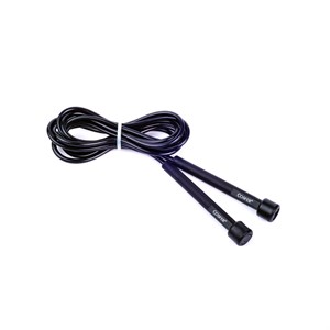 Cosfer Şeffaf Atlama İpi - Siyah 274 Cm Antreman İpi