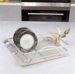 Deco Alüminyum Bulaşıklık Paslanmaz Bardak Tabak Kurutma Sepeti