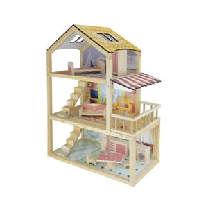 Doğal Ağaç Çocuk Oyun Evi Demonte Ahşap Oyun Evi Ev17