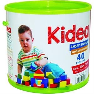 Eğitici Ahşap Bloklar 40 Parça