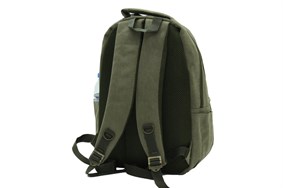 Escape 307 Laptop Bölmeli Canvas Kumaş Sırt Çantası Yeşil