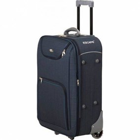 Escape 3lü Valiz Seti Havlu Kumaş Slikon Tekerlek