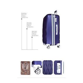 Escape 3lü Valiz Seti Kırılmaz ABS 360 Derece Dönen 8 Tekerlek